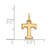 Image of Gold Plated Sterling Silver University of Tennessee XSmall Pendant LogoArt GP001 Image of Gold Plated Sterling Silver University of Tennessee XSmall Pendant LogoArt GP001