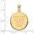 Image of Gold Plated Sterling Silver Villanova University Large Pendant LogoArt GP025VIL
