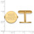 Image of Gold Plated Sterling Silver Wake Forest University Cuff Links LogoArt (GP065WFU)