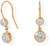 Image of Gold-Filled CZ Drop French Wire Earrings