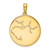 Gold-plated Sterling Silver & CZ Sagittarius Zodiac Pendant