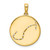 Image of Gold-plated Sterling Silver & CZ Scorpio Zodiac Pendant
