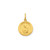 Image of Gold-plated Sterling Silver Matka Boska Medal Charm QC5552