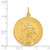 Gold-Plated Sterling Silver St. Christopher Medal Charm QC5643