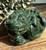 6" Green Natural Untreated Nephrite Jade Dragon Turtle Figurine 6in
