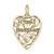 Happy Anniversary Cutout Heart Charm (Choose Metal) by Rembrandt