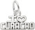 I Love Curacao Charm (Choose Metal) by Rembrandt