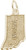 Image of Indiana Map Charm (Choose Metal) by Rembrandt