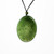 Natural Untreated Nephrite Jade Lucky Worry Stone Pendant Necklace 40mm