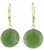 Jade Round Disc Dangle Earrings (1780-2)