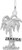 Image of Jamaica Palm Tree Charm (Choose Metal) by Rembrandt