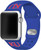 Image of Kansas Jayhawks Silicone Watch Band Compatible with Apple Watch - 38mm/40mm/41mm Blue C-AB1-157-38