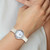 Image of Ladies Charles Hubert Stainless Steel Leather Band 38mm Watch XWA4924