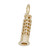 Leaning Tower Of Pisa Charm (Choose Metal) by Rembrandt