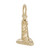 Coastal Lighthouse Charm - 0716-Gold-Back