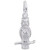 Image of Long Eared Owl Charm (Choose Metal) by Rembrandt
