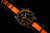 Lum-Tec Mens Watch - Vortex Solar Series - D3 Orange 42mm 6 Month Power Reserve