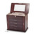 Image of Mahogany Matte Finish Poplar Veneer Opening Sides Jewelry Box