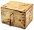 Image of Mapa Burlwood Veneer High Gloss Finish Locking Memorial Keepsake Box (Gifts)