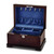 Matte Cherry Finish Bubinga (African Rosewood) Veneer w/ Tray Jewelry Chest