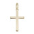 Medium Flared Ends Cross Charm (Choose Metal) by Rembrandt