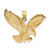 Image of Mens 14K Yellow Gold Shiny-Cut Eagle Pendant C4578