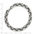 Mens 8.25" Stainless Steel Polished Ovals Bracelet