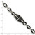 Mens 9" Stainless Steel Antiqued Links Toggle Bracelet