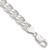Image of Mens 9" Sterling Silver 8.25mm Flat Anchor Chain Anklet