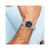 Image of Mens Charles Hubert Stainless Steel Black Dial with Date Watch