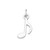 Image of Musical 8th Note Charm 925 Sterling Silver