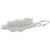 Image of Nassau Map Charm (Choose Metal) by Rembrandt