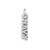 Image of NAVY Charm 925 Sterling Silver