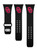 Image of Oklahoma Sooners Silicone Watch Band Compatible with Apple Watch - 38mm/40mm/41mm Red C-AB1-201-38