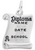 Opened Diploma Black Enamel Charm (Choose Metal) by Rembrandt