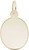 Image of Oval Charm (Choose Metal) by Rembrandt