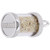 Image of Panama Sand Capsule Charm (Choose Metal) by Rembrandt