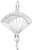 Image of Parachutist Charm (Choose Metal) by Rembrandt