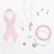 Pink Enamel Awareness Ribbon Charm 925 Sterling Silver — additional view