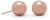 Image of Pink-plated Sterling Silver 10mm Ball Stud Earrings