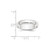 Image of Platinum 5mm Half-Round Featherweight Band Ring