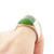 Natural Untreated Nephrite Jade Ring w/Square Stone