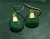 Image of Polar Jade Smooth Circle Drop Earrings (EH0056)