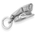Image of Police Officer Hat Charm 925 Sterling Silver