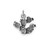 Prickly Pear Cactus Charm 925 Sterling Silver — additional view