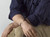 Image of Q Ray - Deluxe Series - Black and White Deluxe Cuff Bracelet (Q591)