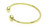 Q Ray - Standard Series - Gold-tone Standard Cuff Bracelet (Q341) Q-Ray QRay — additional view