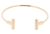 Image of Q Ray - Tio Series - Rose Gold Plated Cuff Bracelet (Q821)