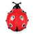 Image of Red Ladybug Glass Figurine Image of Red Ladybug Glass Figurine