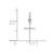 Image of Rhodium-Plated Sterling Silver Childs Polished Cross Pendant QP4032 Image of Rhodium-Plated Sterling Silver Childs Polished Cross Pendant QP4032